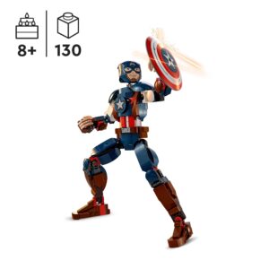 LEGO Super Heroes Kapten Ameerika ehitusfiguur - Image 3