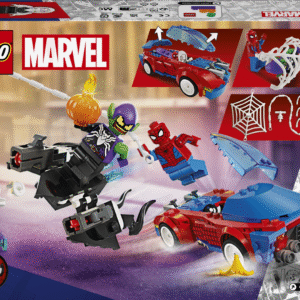 LEGO Super Heroes Spider-Mani võidusõiduauto ja Venom Green Goblin - Image 7