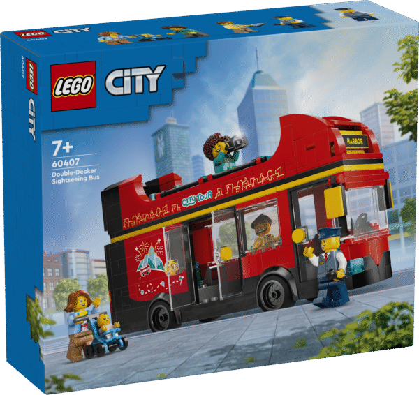 LEGO City Punane kahekordne turistibuss