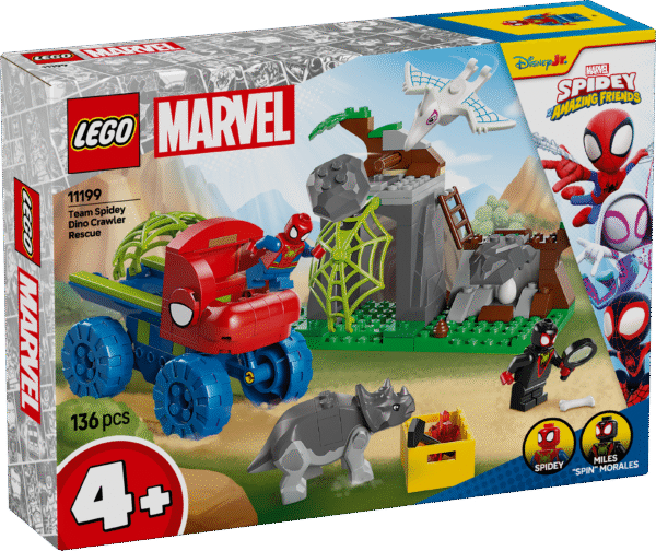 LEGO Spidey meeskonna dinosauruseroomiku päästmine