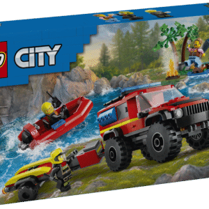 LEGO City 4X4 Tuletõrjeauto koos päästepaadiga