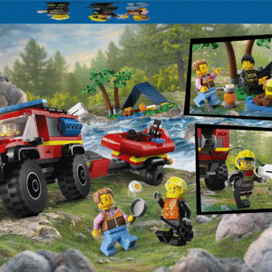 LEGO City 4X4 Tuletõrjeauto koos päästepaadiga - Image 6