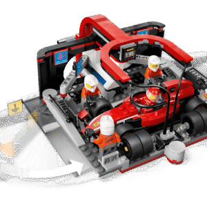 LEGO City F1 boksipeatus ja boksimeeskond Ferrari autoga - Image 5