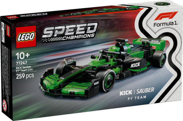 LEGO Speed Champions KICK Sauber F1 Team C44 võidusõiduauto