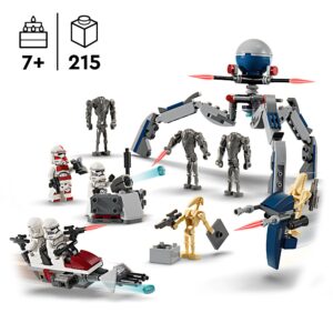 LEGO Star Wars Clone Trooper-i ja Battle Droid-i lahingukomplekt - Image 6