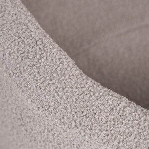 PLUSH NEST Dry flower pool with mat, 95x30 cm, grey lamb - pilt 2