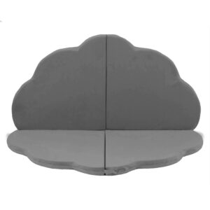 PLUSH NEST vaip, 120x120x5 cm, lill, hall,samet - pilt 3
