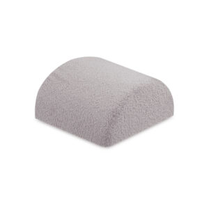 PLUSH NEST Mängulinnus koos basseiniga+150 palliga (pärl, hõbedane), hall lambanahk - pilt 11
