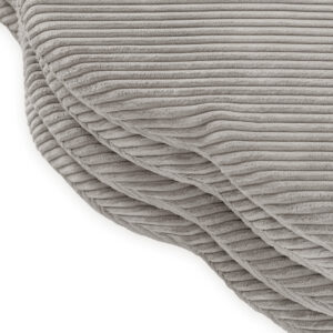 PLUSH NEST lillematt, 115x115x5cm, beež, premium corduroy, kohev lillematt. - pilt 7
