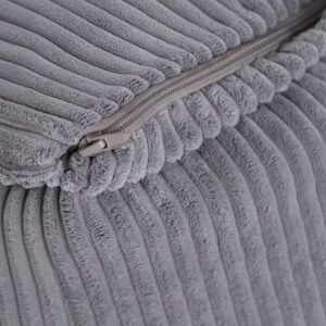 PLUSH NEST Puffy Square tugitool, 77x67x50, hall, kordvillane - pilt 5