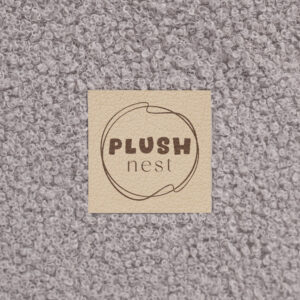PLUSH NEST kuivbassein, ümmargune, 90x30 cm, hall lambanahk - pilt 6