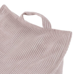 PLUSH NEST Puffy Square tugitool, 77x67x50, heleroosa, kordvillane - pilt 4