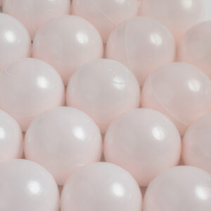 Dry pool ball, 6 cm, pearl light pink, 50 pcs.
