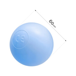 Dry pool ball, 6 cm, light blue, 50 pcs - pilt 5