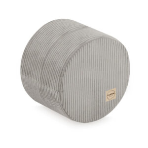 PLUSH NEST Ümmargune puff 40x30 cm, beež, premium corduroy