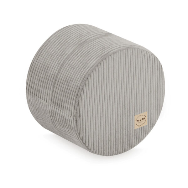 PLUSH NEST Ümmargune puff 40x30 cm, beež, premium corduroy