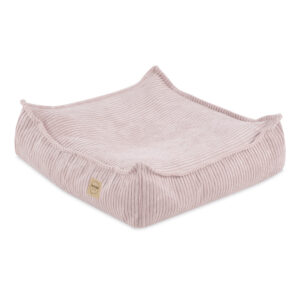 PLUSH NEST pouf, 60x60 cm, põrandapadi, heleroosa, premium corduroy