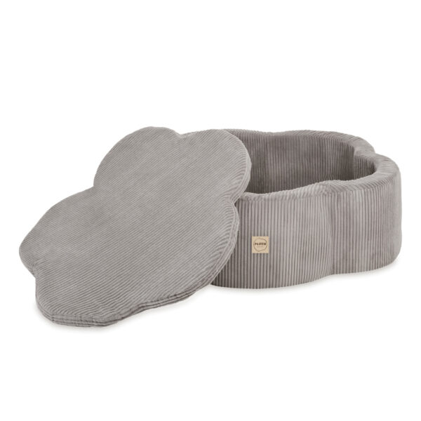 PLUSH NEST Kuiv lillebassein koos matiga , 95x30, beež, premium corduroy, Floral Fun Zone