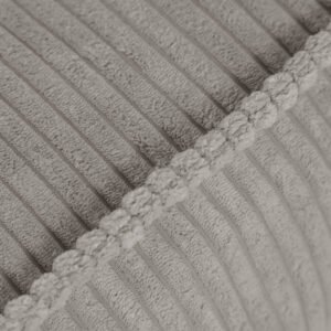 PLUSH NEST pouf, 60x60 cm, põrandapadi , beež, premium corduroy - pilt 2