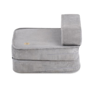 PLUSH NEST lapse lamamistool, 150x60x25 cm, kõrgkvaliteetsest hallist kordvillast - pilt 5