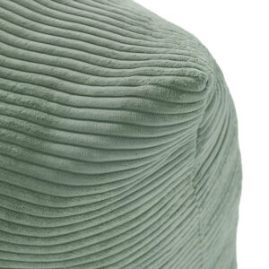 PLUSH NEST, pouffe kott, 120x80 cm, roheline, premium corduroy - pilt 5