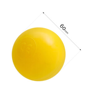 Dry pool ball, 6 cm, yellow, 50 pcs - pilt 5
