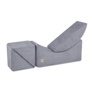 PLUSH NEST Laste lamamistool, lamamistool, 145x35x45cm, esmaklassiline hall kordvillane