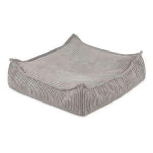 PLUSH NEST pouf, 60x60 cm, põrandapadi , beež, premium corduroy - pilt 7