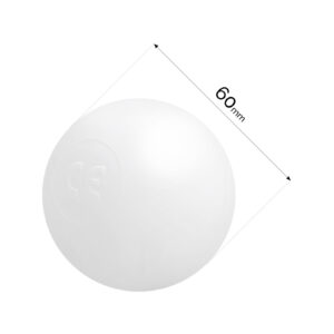 Dry pool ball, 6 cm, white, 50 pcs - pilt 5