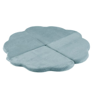 PLUSH NEST lillematt, 115x115x5cm, sinine, premium corduroy, kohev lillematt.
