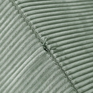 PLUSH NEST ümmargune puff 40x30 cm, roheline, premium corduroy - pilt 6