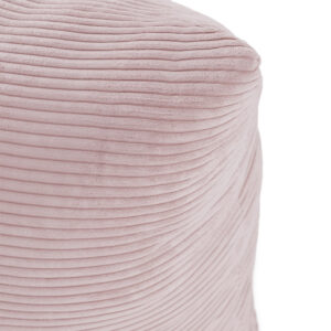 PLUSH NEST, pouffe kott, 120x80 cm, heleroosa, premium corduroy - pilt 4