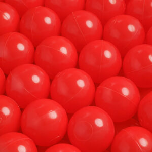 Dry pool ball, 6 cm, red, 50 pcs.