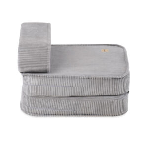 PLUSH NEST lapse lamamistool, 150x60x25 cm, kõrgkvaliteetsest hallist kordvillast - pilt 6