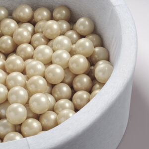 Dry pool ball, 6 cm, gold, 50 pcs - pilt 2
