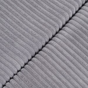 PLUSH NEST lillematt, 115x115x5cm, hall, premium corduroy, kohev lillematt - pilt 2