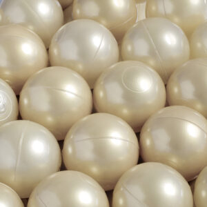 Dry pool ball, 6 cm, gold, 50 pcs