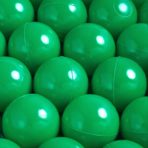 Dry pool ball, 6 cm, green, 50 pcs