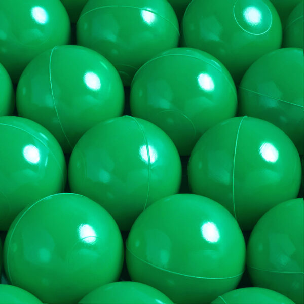 Dry pool ball, 6 cm, green, 50 pcs