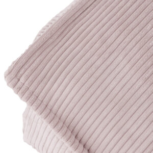 PLUSH NEST Puffy Square tugitool, 77x67x50, heleroosa, kordvillane - pilt 5