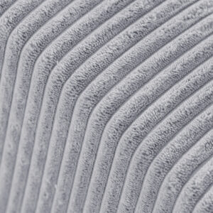 PLUSH NEST ümmargune pouffe 40x30 cm, hall, premium corduroy - pilt 2