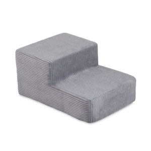 PLUSH NEST Mini mänguväljak (+bassein ja 100 palli ), hall, premium corduroy (pärl ja hõbedane) - pilt 5