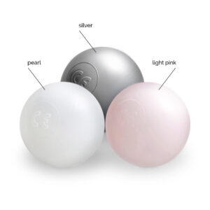 Dry pool balls, 6 cm, set of 200: pearl, silver, pearl light pink - pilt 8
