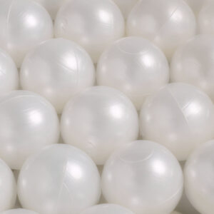 Dry pool ball, 6 cm, pearl, 50 pcs