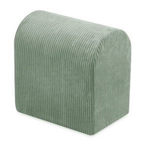 PLUSH NEST Mängulinnus koos basseiniga+150 palliga (pärl, hõbedane), premium corduroy roheline - pilt 6