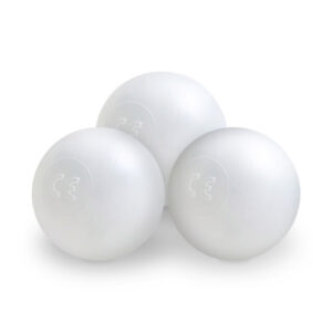 Dry pool ball, 6 cm, pearl, 50 pcs - pilt 3