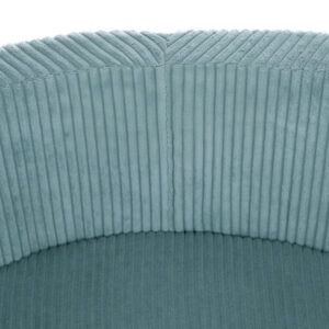PLUSH NEST pallibassein, sinine, ümmargune, premium corduroy, 90x30, 200 palli: pearl, pearl mint, silver - pilt 5