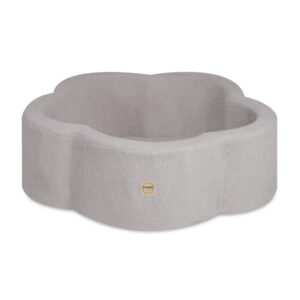 PLUSH NEST Dry flower pool with mat, 95x30 cm, grey lamb - pilt 4