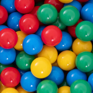 Dry pool balls, 6 cm, set of 200: blue, green, red, yellow - pilt 5
