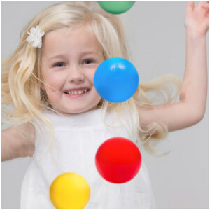 Dry pool balls, 6 cm, set of 200: blue, green, red, yellow - pilt 3